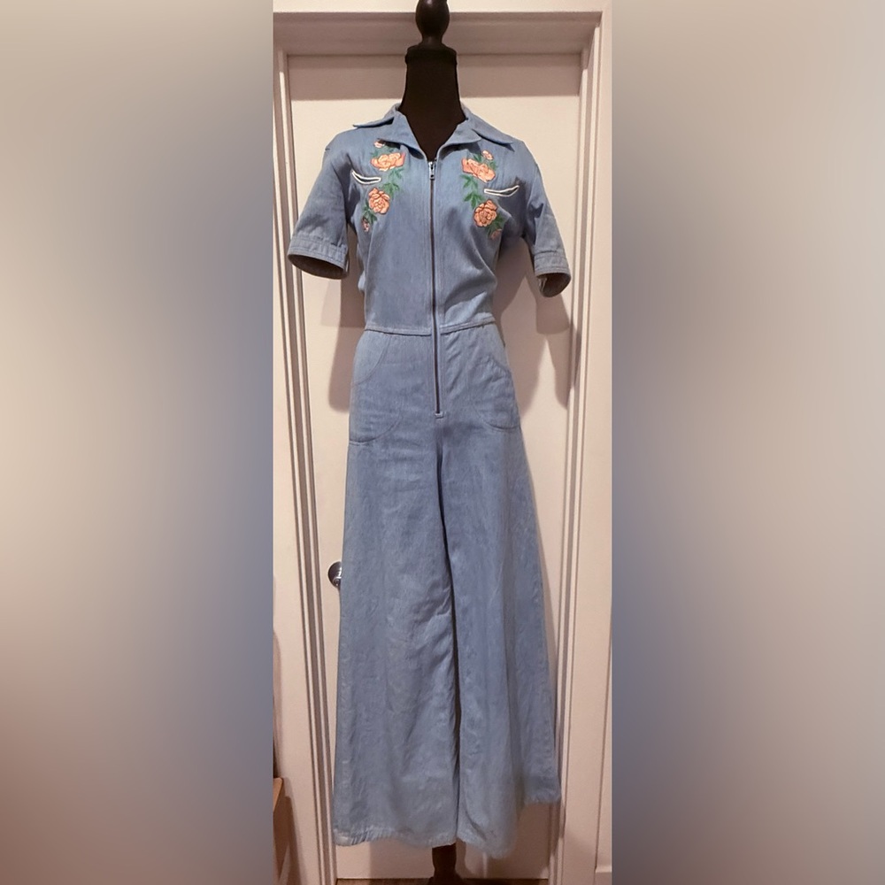 Chasing Unicorns Denim Jumpsuit - Picture 2 of 13